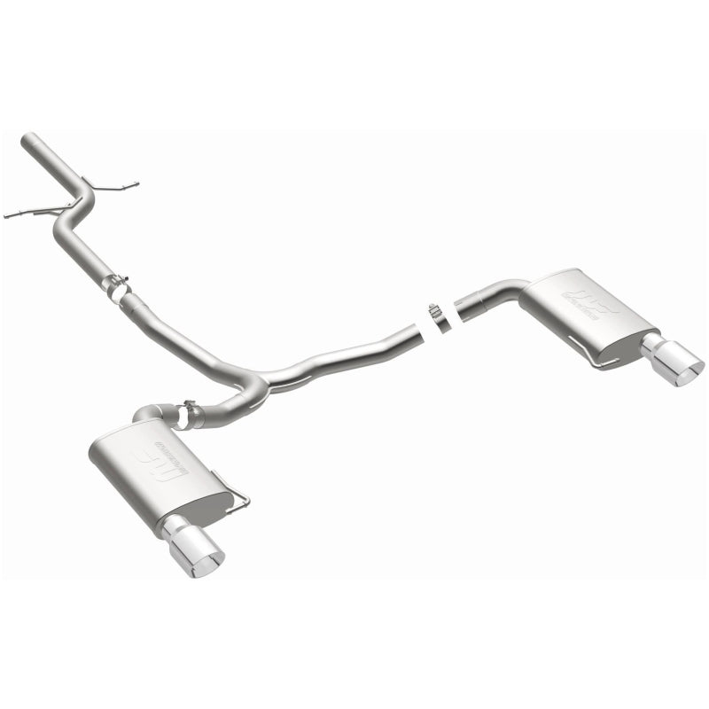 Magnaflow 2015 Audi Allroad 2.0L Touring Dual Spilt Rear Exit 2.5in 4in Tip SS C/B Perf Exhaust - 15369