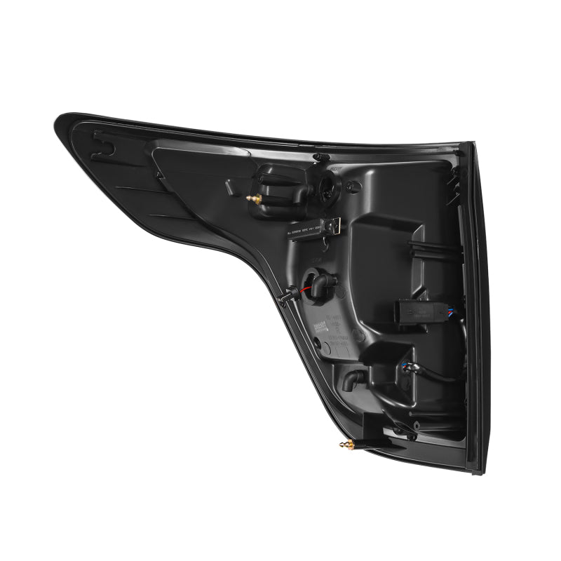 AlphaRex 11-15 Ford Explorer PRO-Series LED Tail Lights Jet Black - 660010