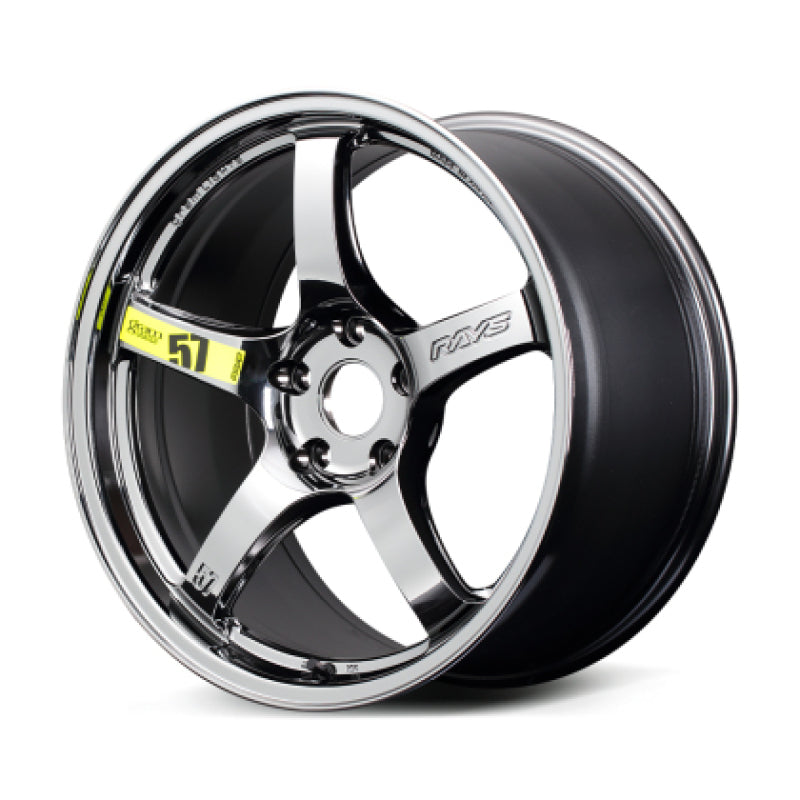 Gram Lights 57CR Limited 18X9.5 +38 5-100 Rays Black Metal Coat - WGCRX38DRB