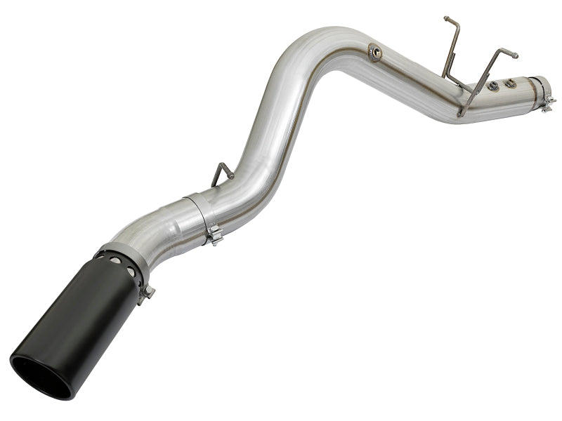 aFe ATLAS 5in DPF-Back Aluminized Steel Exhaust System GM Diesel Trucks 2017 V8 6.6L (td) L5P - 49-04085-B