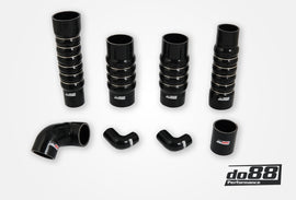 do88 00-02 Audi RS4 Quattro 2.7L BiTurbo (B5) Pressure Hoses - Black - DO88-KIT224S