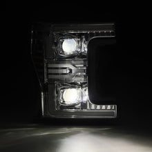 Load image into Gallery viewer, AlphaRex 17-19 Ford F-250/350/450/550 Super Duty LUXX-Series LED Proj Headlights Chrome w/SS &amp; SBDRL - 880346