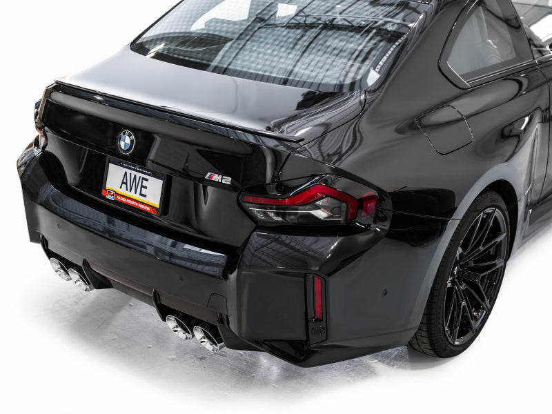 AWE Tuning 23-24 BMW G87 M2 Track Edition Exhaust - Chrome Silver Tips - 3020-42487