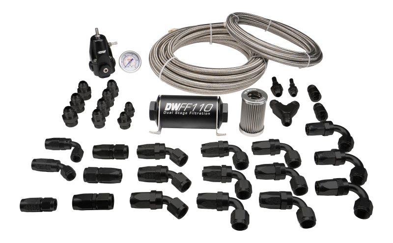 DeatschWerks A90 Supra / BMW M3/M4 Return Plumbing Kit - 6-626