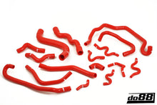 Load image into Gallery viewer, do88 SAAB 9-3 2.8t V6 2006- Coolant Hoses Red - DO88-KIT98R