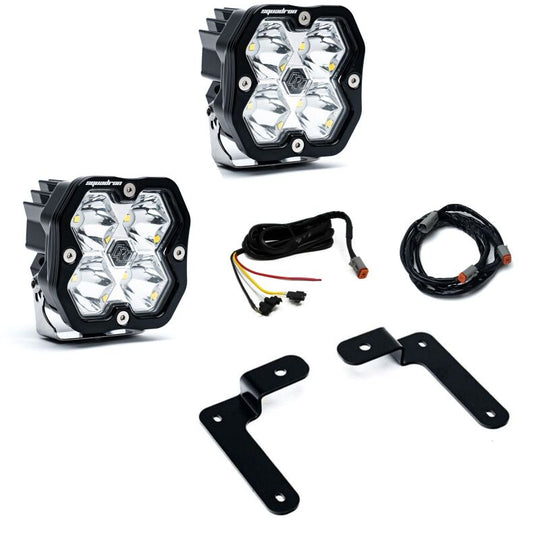 Baja Designs 18-25 Jeep JL/JT / 20-25 Gladiator Squadron Spt 2.0 A-Pillar SPTSMN w/UP (Spot) - Clear - 440043UP