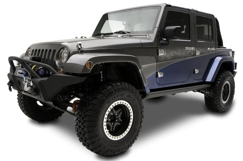 AMP Research 2007-2017 Jeep Wrangler JK 4 Door PowerStep - Black - 75122-01A