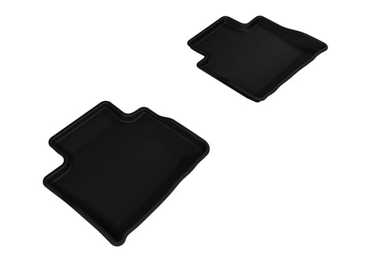 3D MAXpider 2014-2017 Chevrolet SS Kagu 2nd Row Floormats - Black - L1CH06421509