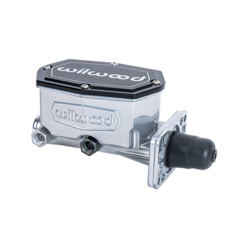 Wilwood Compact Tandem Master Cylinder w/ Mopar 4 Bolt Flange 1in Bore - Chrome - 260-16792-P