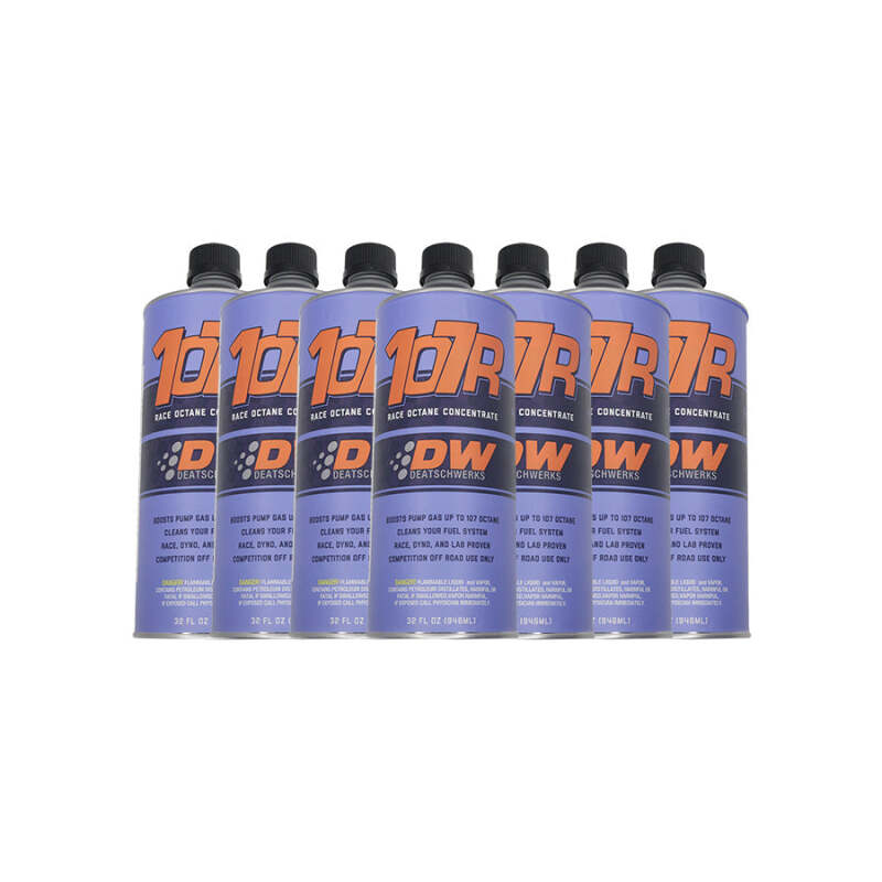 DeatschWerks 107R Race Octane Booster 32oz. Cans - Case of 8 - 1-107R-CS