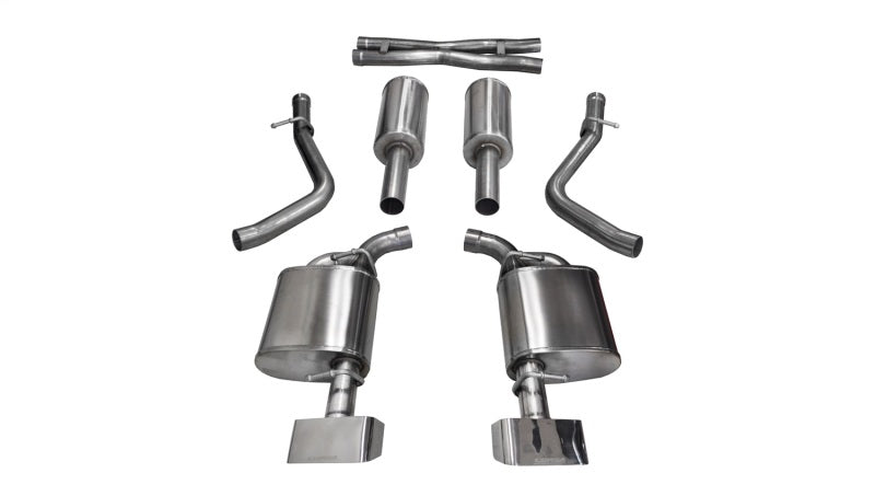 Corsa 2015-2016 Dodge Challenger 5.7L V8  Polished Xtreme Cat-Back - 14975