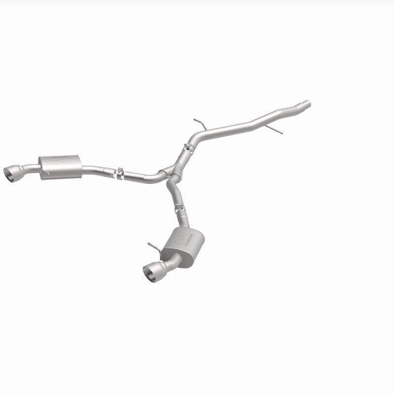MagnaFlow 18-19 Audi A5 Dual Exit Polished Stainless CatBack Exhaust - 3in Main Piping Diameter - 19390