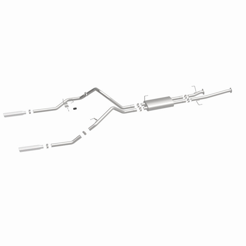MagnaFlow 14 Toyota Tundra V8 4.6L/5.7L Stainless Cat Back Exhaust Dual Split Rear Exit - 15305