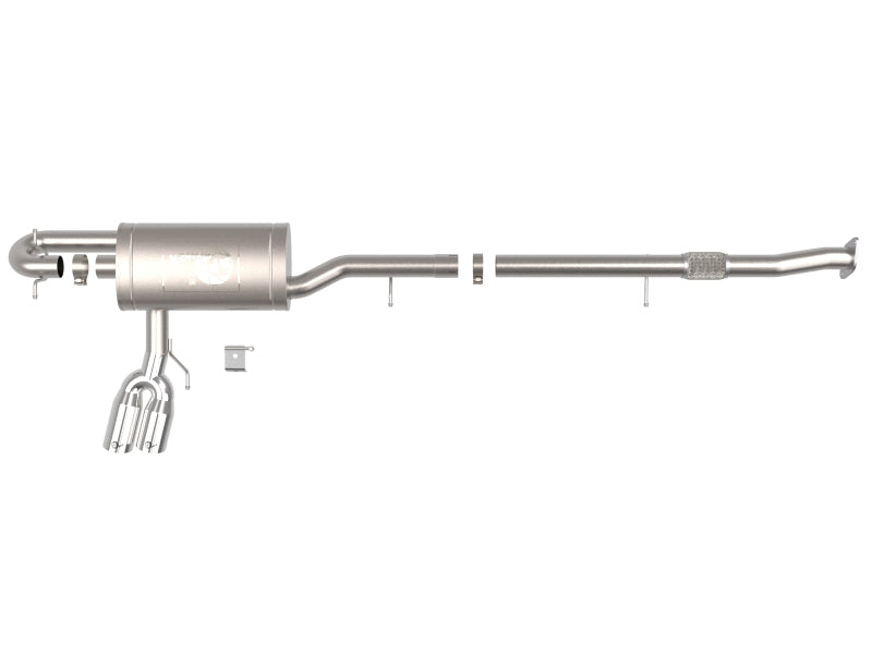 aFe Rebel Series Cat-Back Exhaust System GM Colorado/Canyon 23-25 L4-2.7L (t) - 49-34142-P