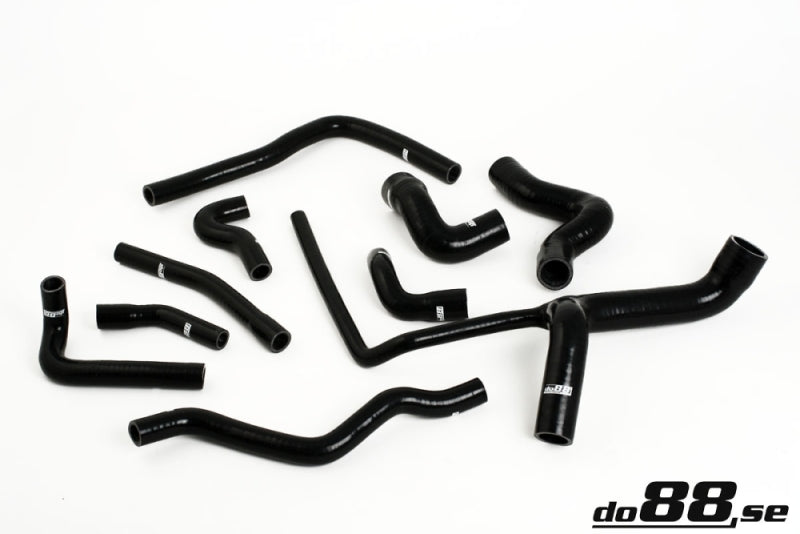 do88 91-97 Audi S4/S6/A6 2.2T C4 (AAN) Radiator Hoses - Black - DO88-KIT97S