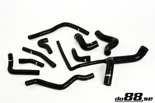 do88 91-97 Audi S4/S6/A6 2.2T C4 (AAN) Radiator Hoses - Black - DO88-KIT97S