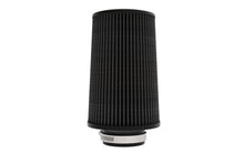Load image into Gallery viewer, K&amp;N Universal Round Clamp-On Air Filter 3in ID 9in Height 6in Base OD 5.25 Top OD - RU-3109HBK