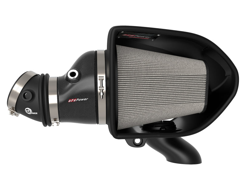 aFe Magnum Force Stage-2 Track Series Carbon Fiber AIS w/Pro Dry S Media-18 Dodge Challenger V8-6.2L - 57-10001D