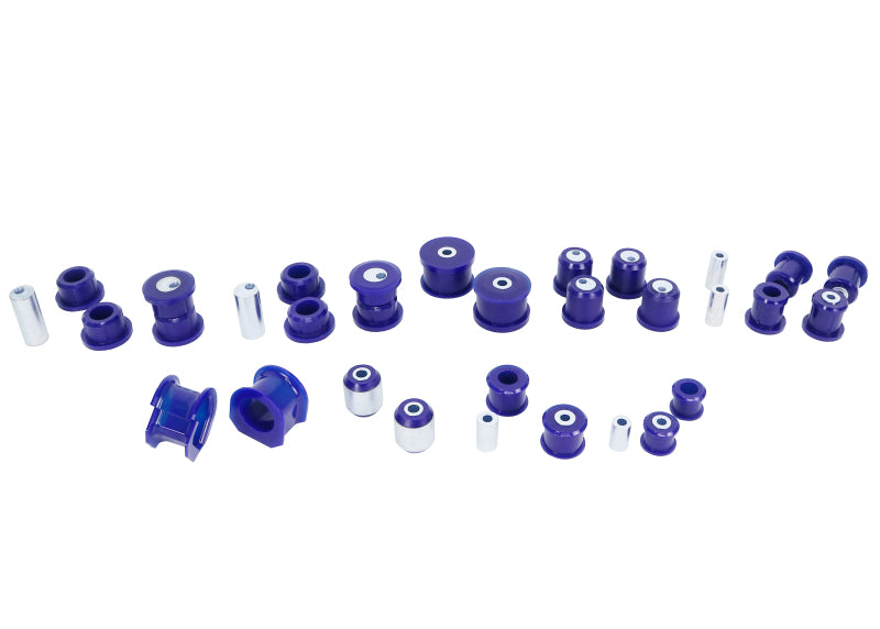 SuperPro 1993 Mazda RX-7 Base Front / Rear Vehicle Master Bushing Kit - Camber Adjustable - KIT130ADJK