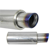 Load image into Gallery viewer, Injen 3.00 Universal Muffler w/Titanium burnt rolled Tip and stainless steel resonated inner wall - SES300TT