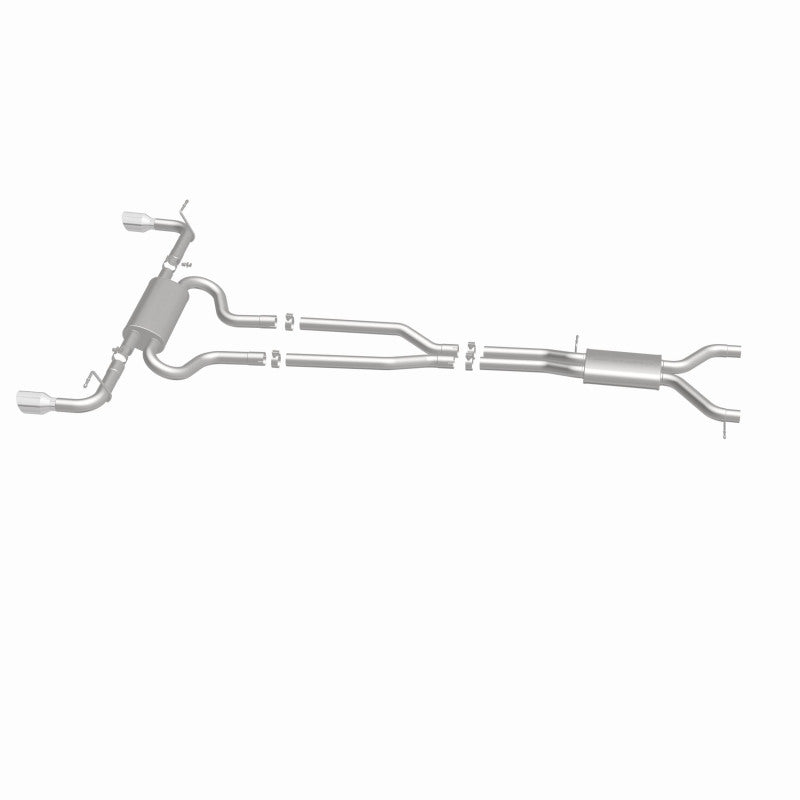 MagnaFlow 07 Audi Q7 V8 4.2L Dual Split Rear Exit Stainless Cat-Back Perf Exhaust - 15085