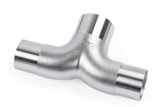 APR Cast T304 Stainless Steel T-Splitter - 76mm to Dual 63.5mm (3in to Dual 2.5in) - EXH0433