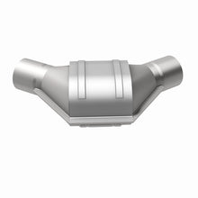 Load image into Gallery viewer, MagnaFlow Universal Catalytic Converter 2.00inch Angled Inlet/Outlet - 99184HM