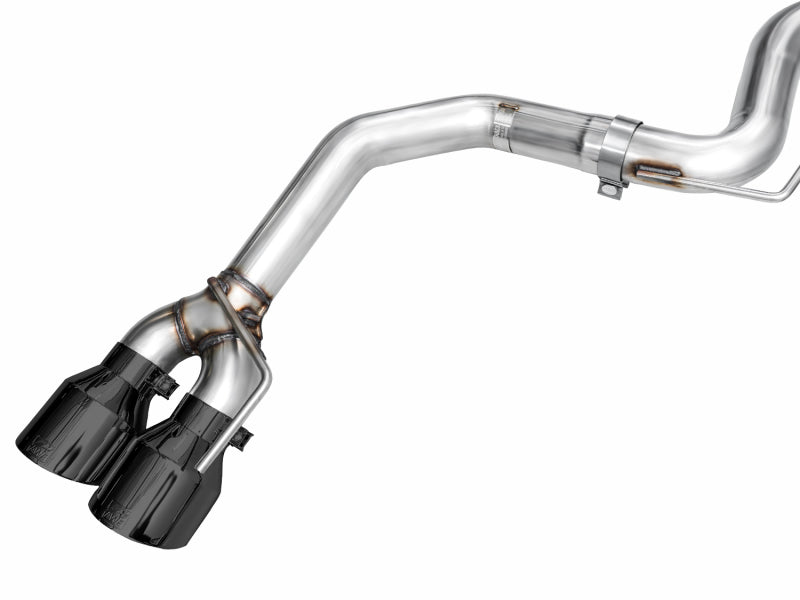 AWE 2024 Ford Mustang Dark Horse S650 RWD Track Edition Cat-Back Exhaust w/ Quad Diamond Black Tips - 3020-43375