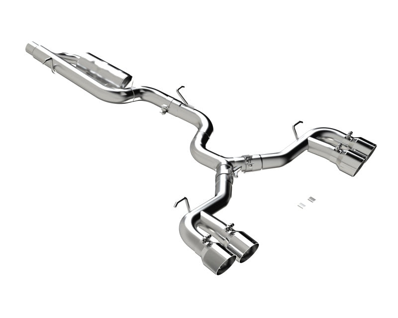 MBRP 2022 Volkswagen Golf R MK8 3in Cat-Back Quad Split Rear Valve Delete Exhaust - S4612304