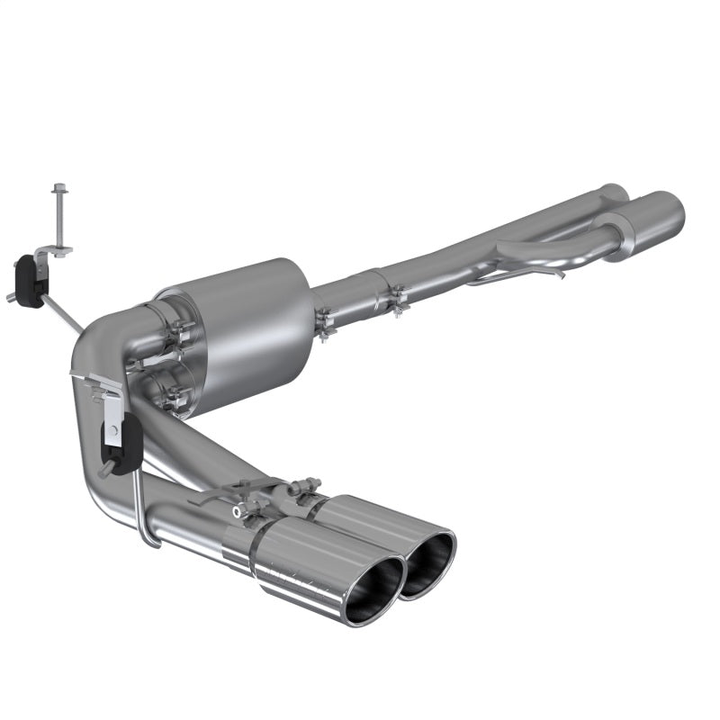 MBRP 2019+ Chevrolet Silverado 1500 4.5L/5.3L Pre-Axle Dual Side Exit w/ 4in OD Tip- T304 - S5092304