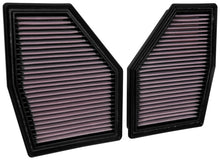 Load image into Gallery viewer, K&amp;N 2020 BMW M550i 4.4L V8 Replacement Air Filter (2 Per Box) - 33-3155