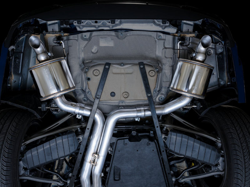 AWE Tuning Audi 2019-2023 C8 A6/A7 3.0T Touring Edition Cat-Back Exhaust- Turn Downs - 3015-31003