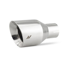 Load image into Gallery viewer, Mishimoto Clamp-on Double Wall Exhaust Tip 2.5 Inlet Slash Cut - polished - MMEXH-TIP-DW25P