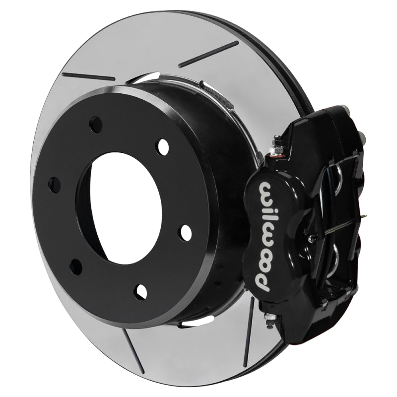 Wilwood 71-91 Chevy Blazer Forged Dynalite Rear Brake Kit w/ 12.19in Slotted Rotor - Black - 140-18158