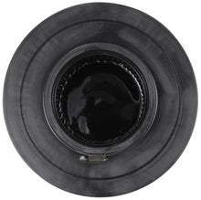 Load image into Gallery viewer, K&amp;N Universal Rubber Filter-Round Tapered 4in Flange ID x 8in Base OD x 6.625in Top OD x 8in H - RU-5171HBK