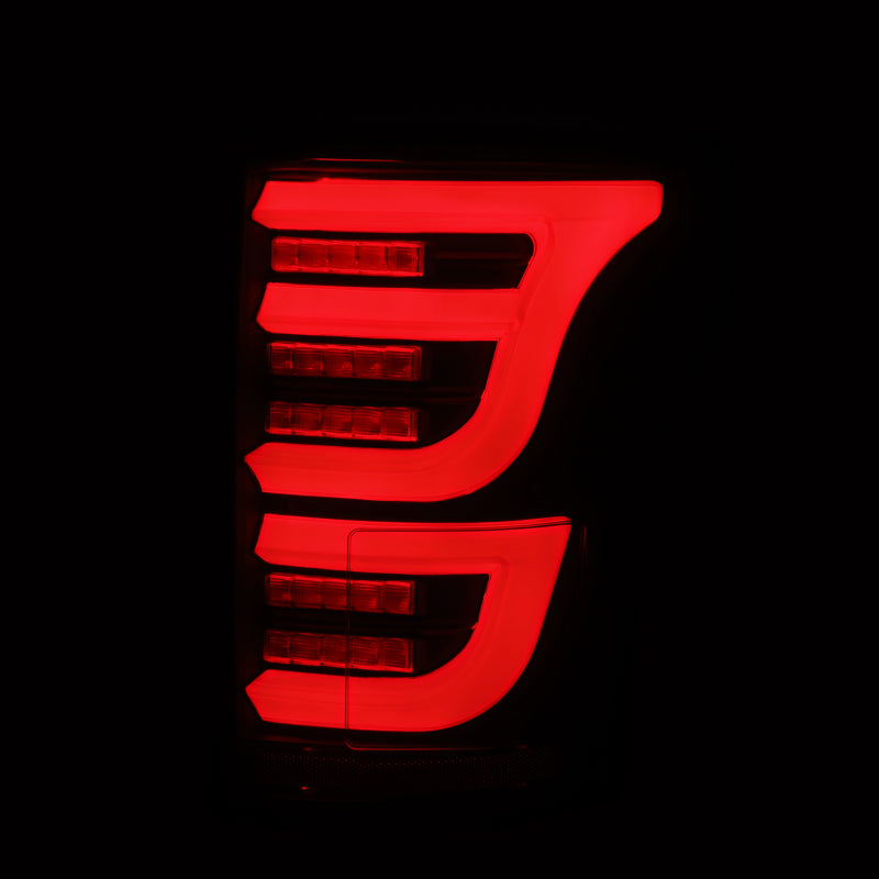 AlphaRex 15-20 Ford F150 Luxx-Series LED Tail Lights Alpha-Black - 652040