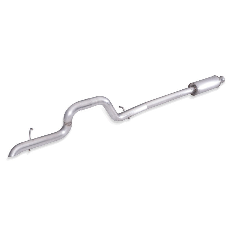 Stainless Works 2018+ Jeep Wrangler JL 304SS Factory Connect 2.5in Cat Back Dump Exhaust System - JPJLUCBD