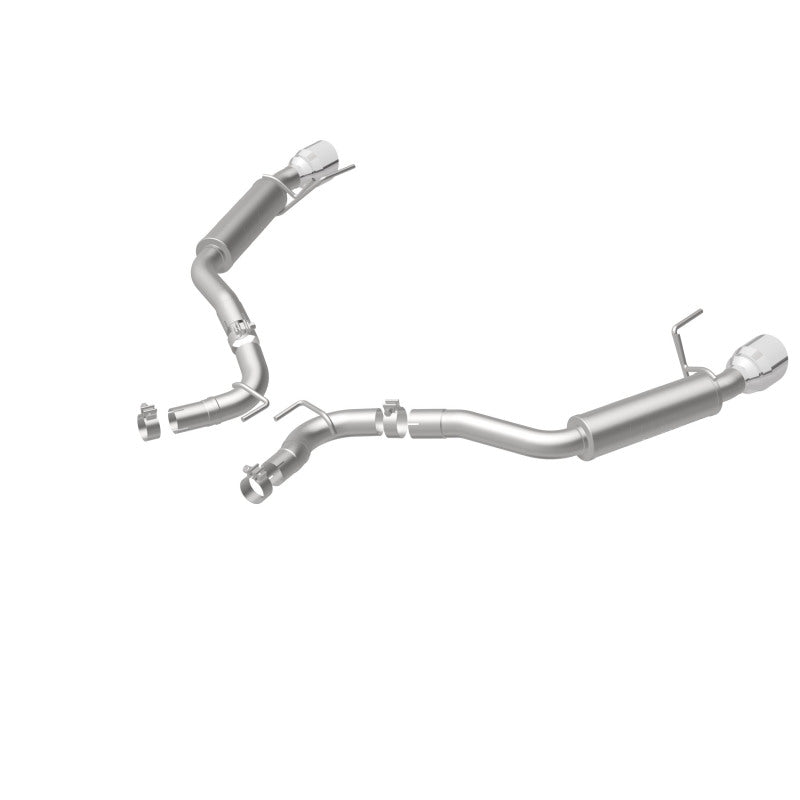 MagnaFlow Axle Back, SS, 2.5in, Competition, Dual Split Polish 4.5in Tip 2015 Ford Mustang Ecoboost - 19179