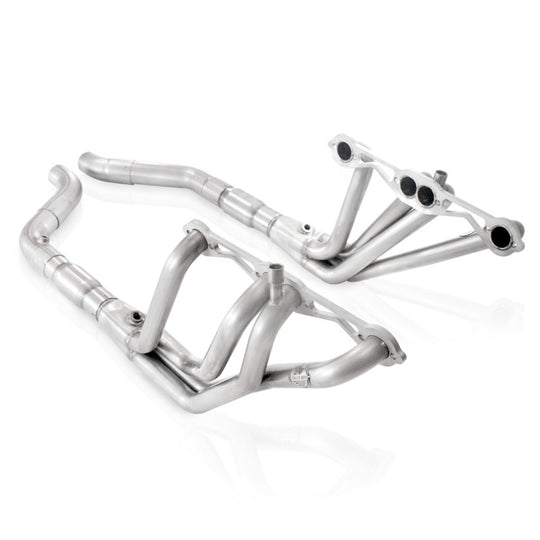 Stainless Works 1992-96 Corvette LT1/LT4 1-5/8in Primaries 2-1/2in Leads High-Flow Cats - C492-96CAT
