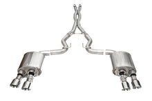 Load image into Gallery viewer, Corsa 24+ Ford Mustang Dark Horse 5.0L 3.0in Dual Rear Exit Cat-Back w/Twin 4.5in Polish Slash Tips - 21265