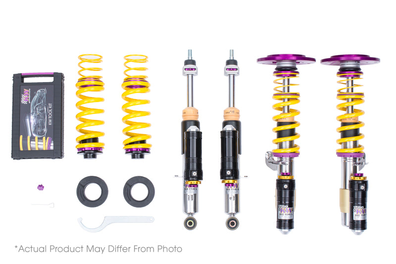KW Porsche 911 991.1 GT3 RS Clubsport Coilover Kit 3-Way - 39771286
