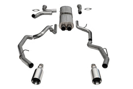 Corsa 25-26 RAM 1500 RHO Crew Cab 3.0L Turbo Cat-Back Dual Rear Exit w/ 5in Single Satin Pro Series - 21389