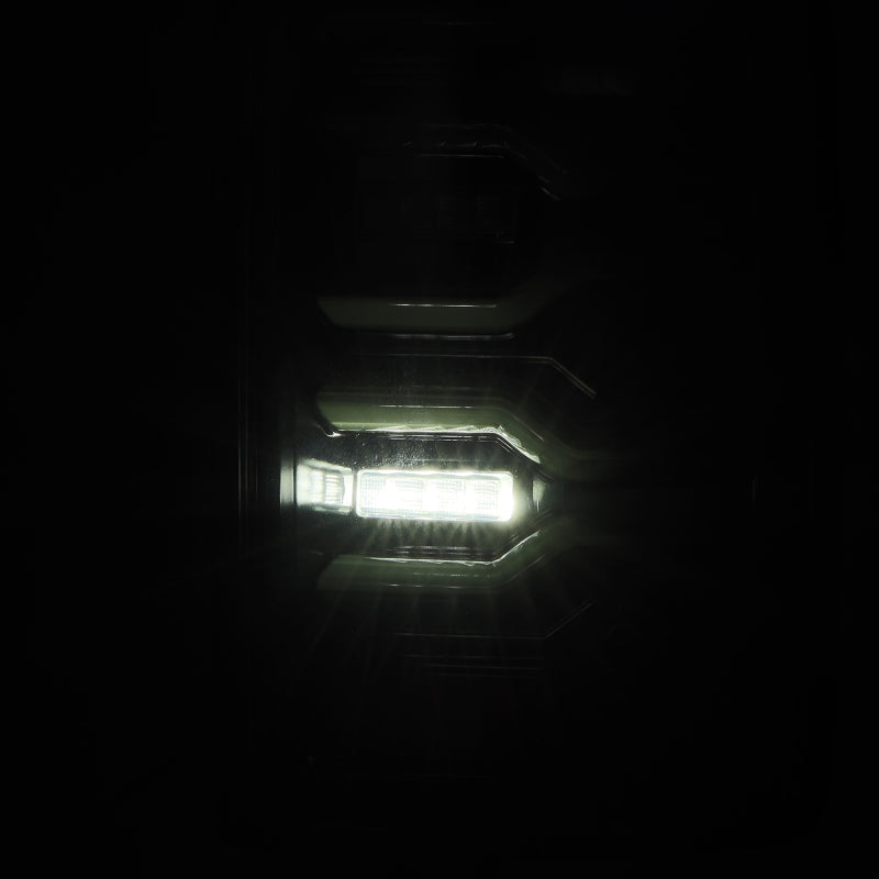 AlphaRex 02-06 Dodge Ram1500/03-06 Dodge Ram 2500/3500 Truck LUXX-Series LED Tail Lights Alpha-Black - 641020