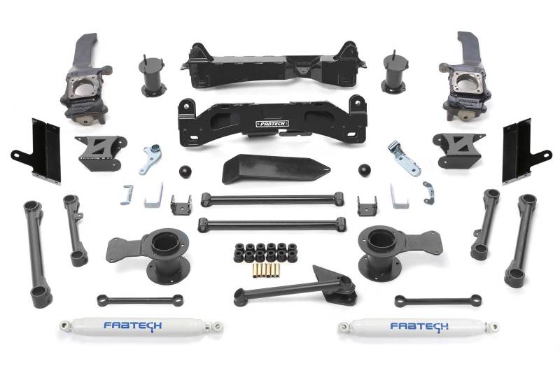 Fabtech 2015-21 Toyota 4Runner 4WD 6in Basic Sys w/Perf Shks - K7066