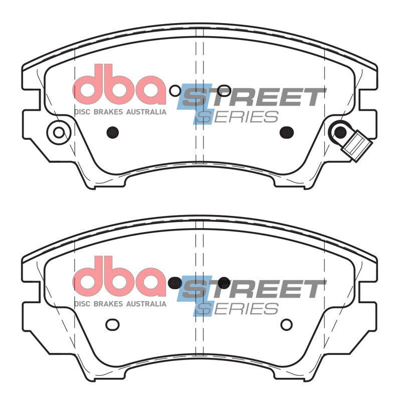 DBA 10-15 Chevrolet Camaro LS/LT V6 Street Series Front Brake Pads - DB1925SS