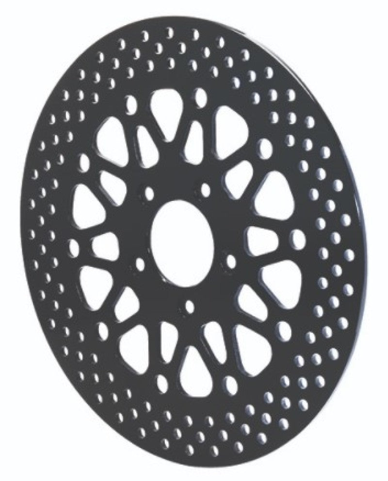 Wilwood Rotor-Front-Harley-Davidson Motorcycle 2008-Up Black Finish 11.80 x .196 - 5 on 3.25in - 160-13355-BK