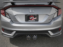 Load image into Gallery viewer, aFe Takeda 3in 304 SS Cat-Back Exhaust System w/ Blue Tips 2017 Honda Civic Si I4 1.5L (t) - 49-36618-L