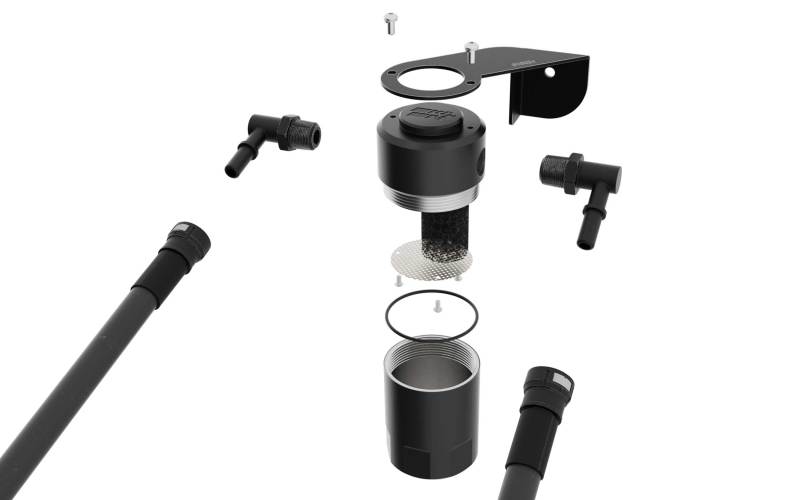 K&N 19-22 Chevy Silverado 1500 5.3/6.2L Catch Can. Oil Separator - 81-0804