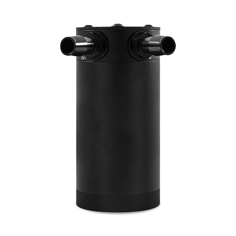 Mishimoto 2-Port Universal XL Baffled Catch Can - Black - MMBCC-CBTWO-XLBK