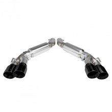 Load image into Gallery viewer, Kooks 2016 + Chevrolet Camaro SS LT1 3in Axle Back Exhaust System w/ Mufflers and Black Quad Tips - 22606260